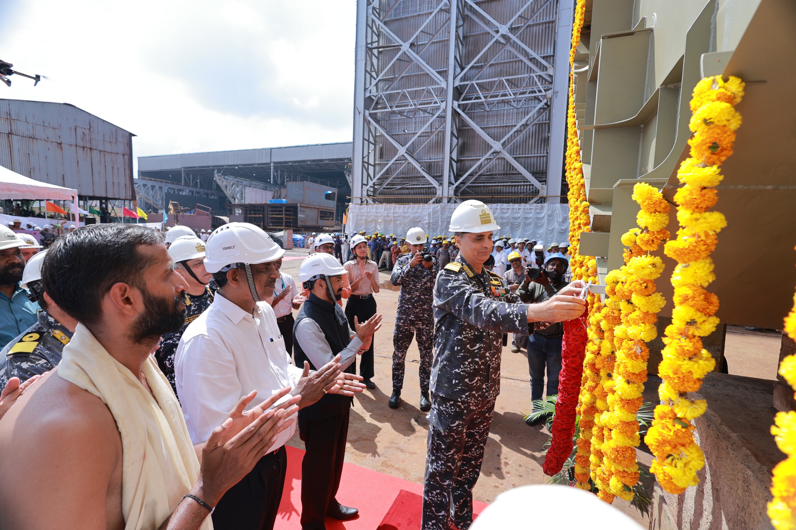 KEEL LAYING OF NEXT GENERATION MISSILE VESSELS MARKS CSL’S ENTRY INTO CONSTRUCTION OF ADVANCED WEAPO