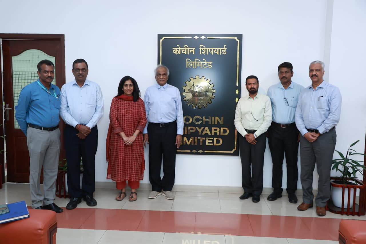 Cochin Shipyard Limited (CSL) Signs Joint Venture Agreement with HBL Engineering Limited