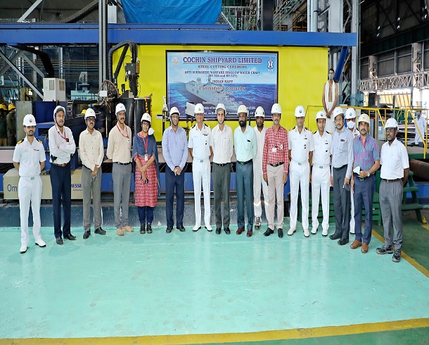Steel Cutting Ceremony of ASWSWCs
